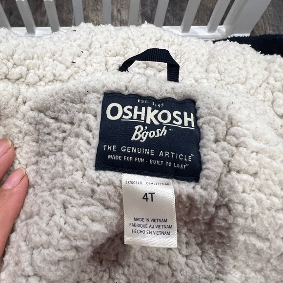 Navy Toggle Coat with Hood - Picture 4 of 4